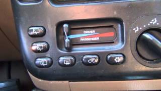 How to Hvac calibration 19962000 Chrysler Minivans [upl. by Lyndell]