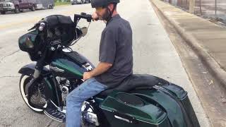 2002 Harley Davidson Electra Glide Ultra Classic FLHTCUI green 2151 Fallen Cycles [upl. by Sethrida918]