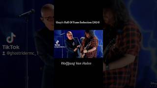 Wolfgang Van HalenCrazy Train  Ozzys induction into the Rock  Roll Hall of fame ozzyosbourne [upl. by Gustav]