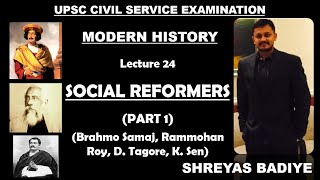 Social Reformers of India  Part 1  Modern History of India [upl. by Germana581]