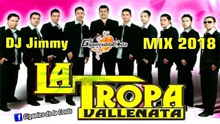 La Tropa Vallenata Mix 2018  DJ Jimmy El Genio Del Disco  Mixes DJs On Line [upl. by Bremser]