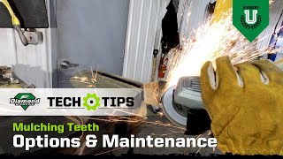 Mulching Teeth Options amp Maintenance  Diamond Mowers [upl. by Ayamahs]