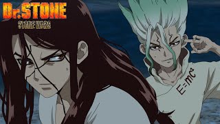 Dr STONE  Season 2  Episode 10  Senku and Tsukasa Take on Hyoga  English Dub [upl. by Romaine]