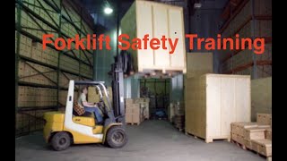 Forklift Safety Video  OSHA Training for Forklift Operators [upl. by Pancho]