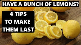 Too Many Lemons Preserve Lemons 4 Ways [upl. by Halland]