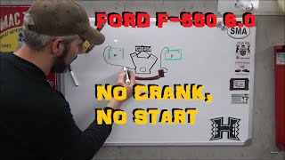 Ford F550 60  No Start No Crank [upl. by Schroth419]