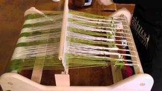 Simple warping for a Rigid Heddle loom [upl. by Nylrak]