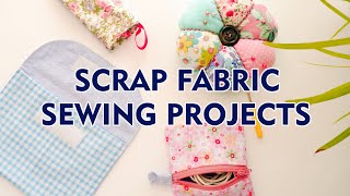 Sewing Projects For Scrap Fabric Part 1  Thuys Crafts [upl. by Semreh]