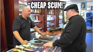 Rick Harrison LOSES HIS TEMPER Over Shady Customer Pawn Stars [upl. by Miett]