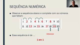 2º ANO AULA DE MATEMÁTICA  SEQUÊNCIA NUMÉRICA [upl. by Heyward541]