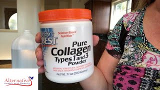 Dissolving Doctor’s Best Pure Collagen Types 1 and 3 Powder [upl. by Norb74]