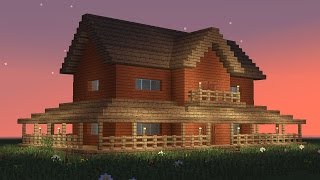 JAK ZBUDOWAĆ ŁADNY DOMEK W MINECRAFT TUTORIAL [upl. by Meggy]