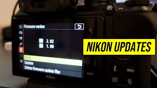 How To Update Your Nikon Z50 Firmware Tutorial [upl. by Ylrrad15]