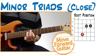 Guitar Chords  minor Triads and Inversions close [upl. by Drazze]