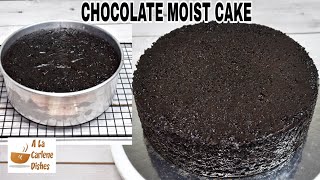 CHOCOLATE MOIST CAKE RECIPE [upl. by Drhcir]