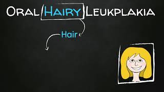 Mnemonics for Oral Hairy Leukoplakia  Oral Pathology Mnemonics [upl. by Klotz]