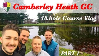 Camberley Heath golf club vlog part 1 [upl. by Artimid]