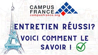 ENTRETIEN CAMPUS FRANCE Réussi  Voici Comment Le Savoir [upl. by Sonya]