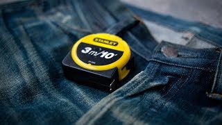 How to MEASURE SELVEDGE DENIM Jeans for the Perfect Fit [upl. by Caputo]