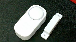 Door or Window Entry Alarm Device Review [upl. by Airetak]