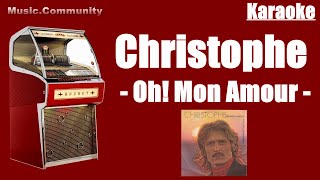 Karaoke  Christophe  Oh mon amour 1972 [upl. by Stig]