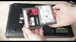 Wymiana HDD na SSD w laptopie [upl. by Nuj]