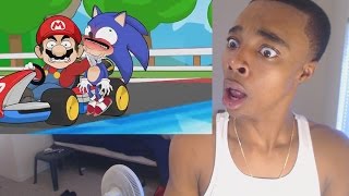 HE SAVAGE Racist Mario REACTION [upl. by Hanna]