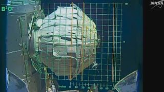 ISS  long timelapse  BEAM full expansion of bigelow expandable activity module 40x [upl. by Roti]