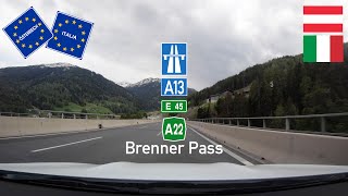 Driving in Austria and Italy The Brenner Pass  Passo di Brennero Scenic Drive POV [upl. by Viv582]