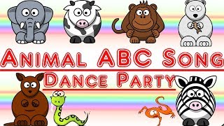 Animal ABC Song Learn Letters and Animals  Sing and Dance [upl. by Amund]