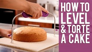 How to Level and Torte a Cake from Wilton [upl. by Eninahs53]