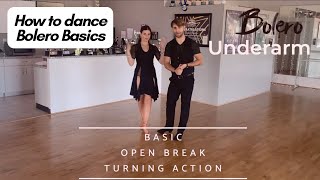 How to bolero Basics  Easy to follow steps amp technique  American Rhythm [upl. by Pansy]