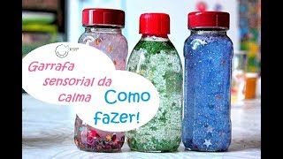 Garrafa sensorial da calma como fazer e como funciona [upl. by Socram]