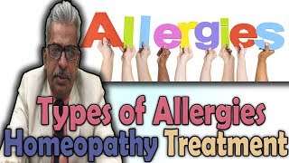 Different Types of Allergies and its Homeopathy Treatment Dr PS Tiwari [upl. by Nazario799]