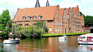 Luebeck Germany  Medieval City Centre  UNESCO World Heritage [upl. by Nwahsaj]