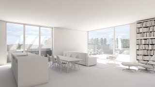 Vray for Rhino Tutorial  Perfect Daylit Interior [upl. by Chev]