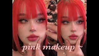 blushy sparkly dolly makeup ♡ cruelty free  affordable [upl. by Spense447]