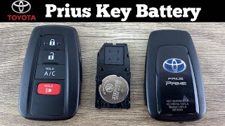 Toyota Prius  How To Change Remote Fob Key Battery 2016  2022 Remove Replace Prius Key Batteries [upl. by Jean-Claude]