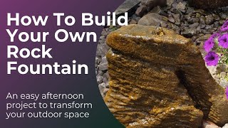 How To Build A Rock Fountain [upl. by Mitch]