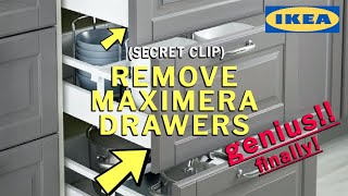 How to Remove IKEA Maximera Drawers [upl. by Posehn]