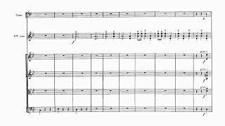 SaintSaëns Danse macabre Op 40 with Score [upl. by Tirma]