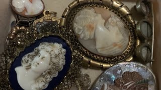 Vintage Jewelry identification Cameo Jewelry Part I [upl. by Vanya]