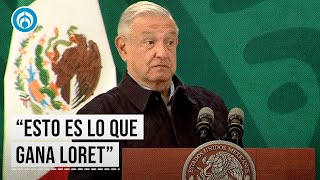 AMLO exhibió supuesto sueldo de Loret [upl. by Terrence328]