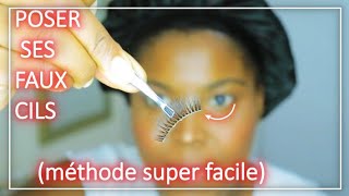 Mettre des faux cils facilement TUTORIEL [upl. by Hannaj934]