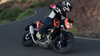 KTM 690 Duke Full Test Review  Cycle News [upl. by Onida290]