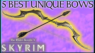 5 STRONGEST UNIQUE BOWS LOCATIONS in TESV Skyrim SE  Caedos Countdowns [upl. by Materi]