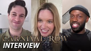 Carnival Row Final Season Interview with Tamzin Merchant David Gyasi Arty Froushan and more [upl. by Foy677]