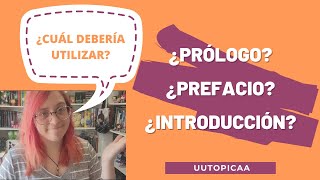 ¿Prólogo Prefacio ¿Introducción [upl. by Aihsrop]