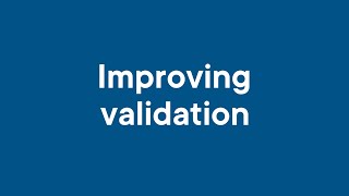 The benefits of validation [upl. by Gad]