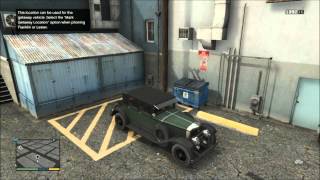 GTA V FIB Heist Decent Getaway Vehicle Location Check Description [upl. by Asilaj396]